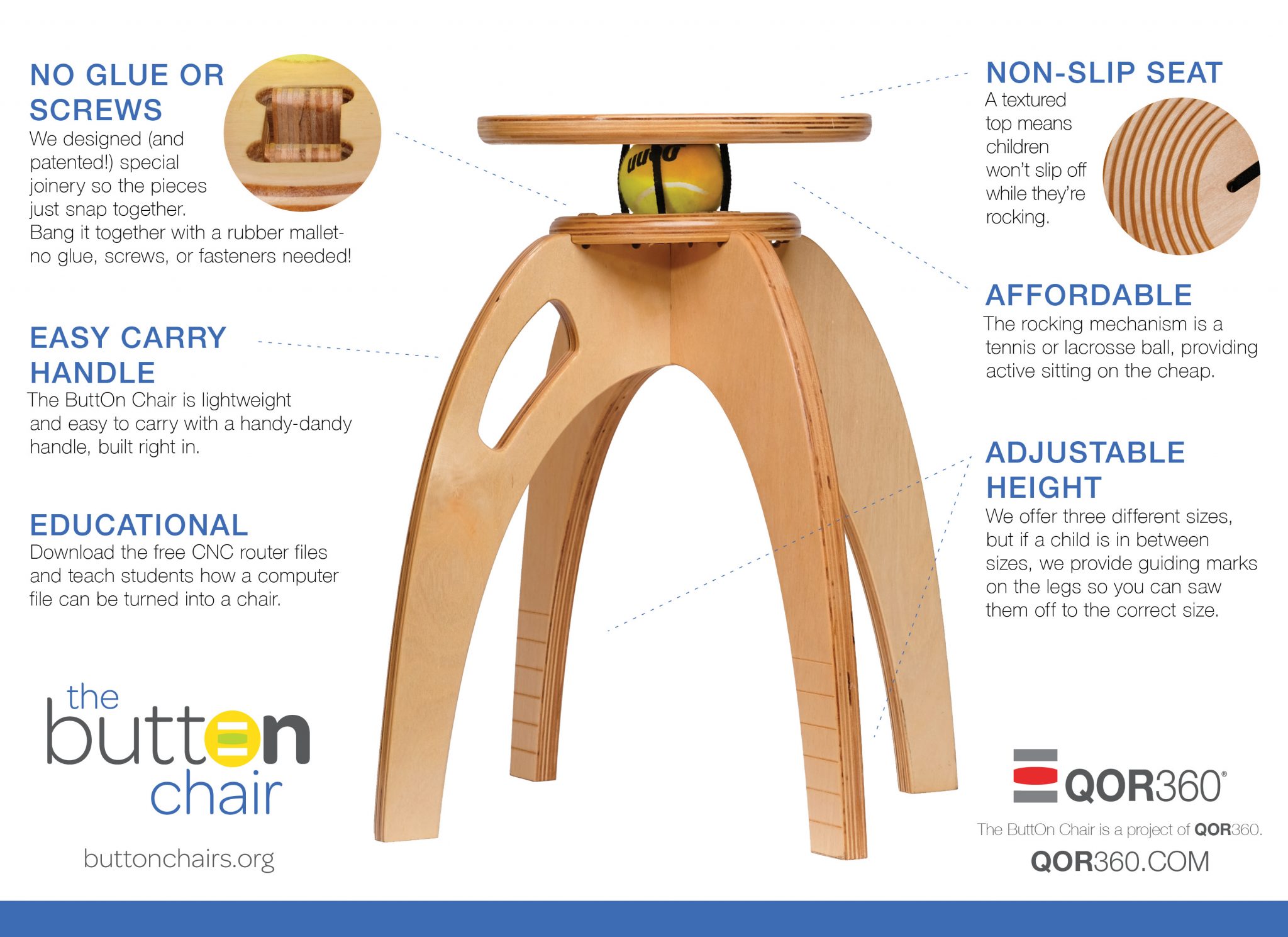 Spring Button Chair Making It Work: Active Sitting - Teaching With Orff